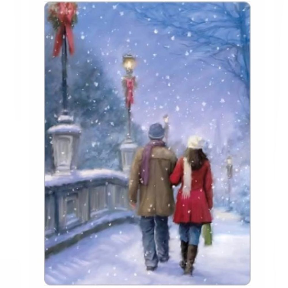 Winter Scene Magnet  - Picture 2 of 2